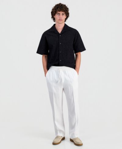 Мужские льняные брюки Hugo Boss Cino