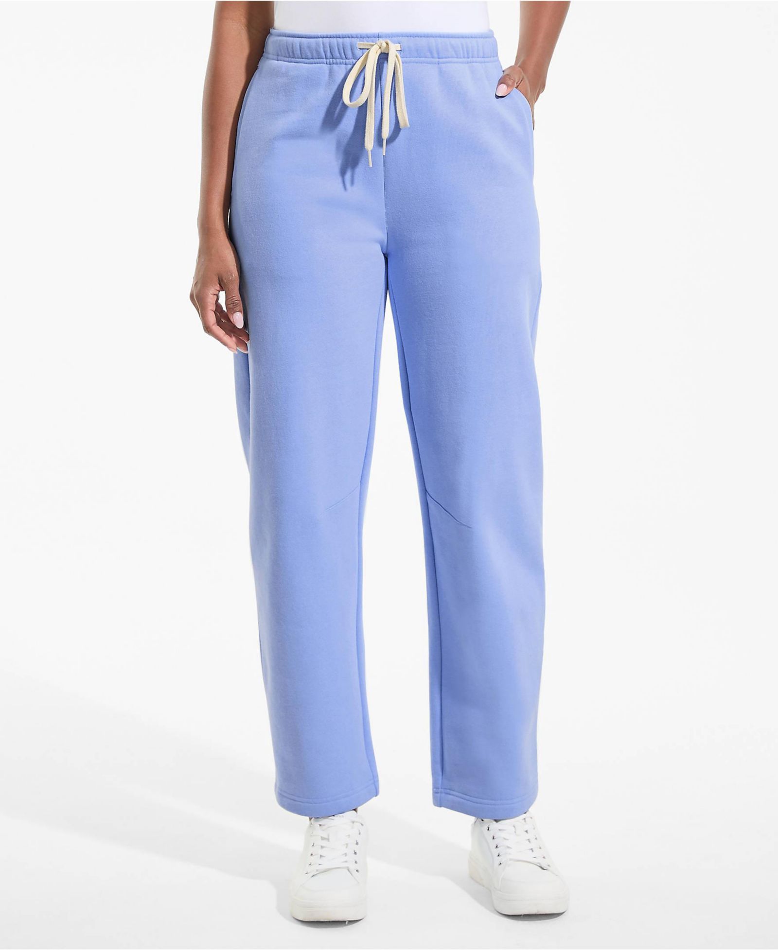 Lands' End Women's Serious Sweats High Rise Barrel Pants