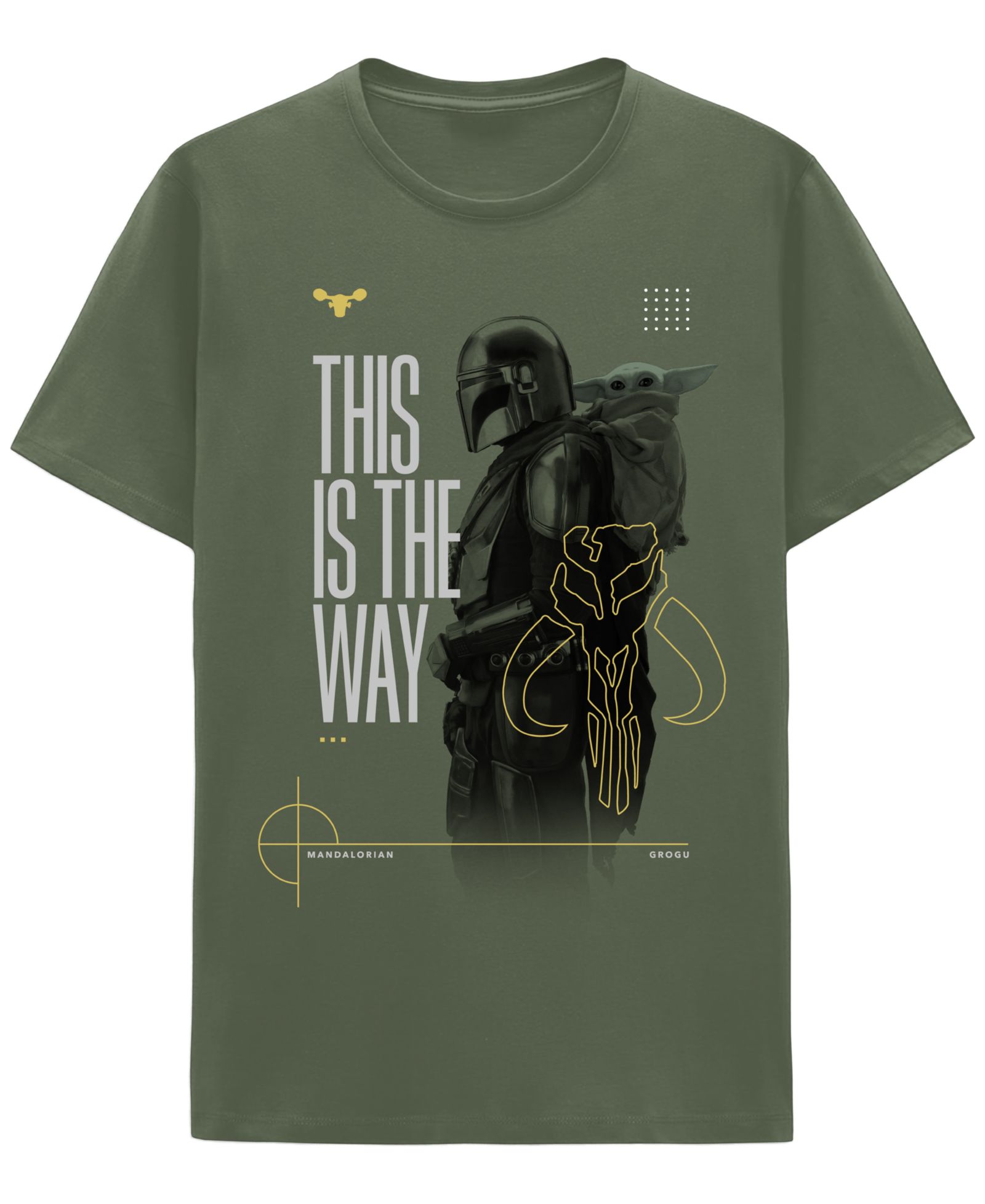 Hybrid Apparel Men's Mandalorian This Is The Way Graphic T-Shirt