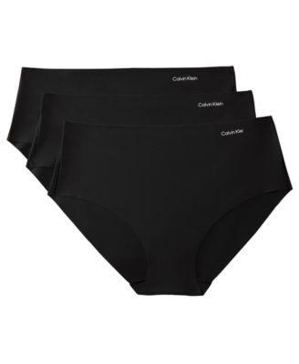 Женские трусы Calvin Klein Seamless Microfiber Full Coverage Hipster 3-Pack QD5417