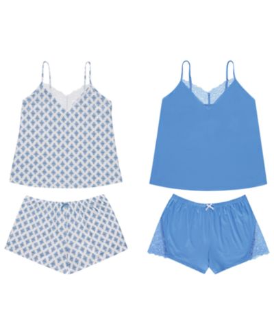 Flora by Flora Nikrooz Women's Stacy 4-Piece. Mix & Match PJ Set