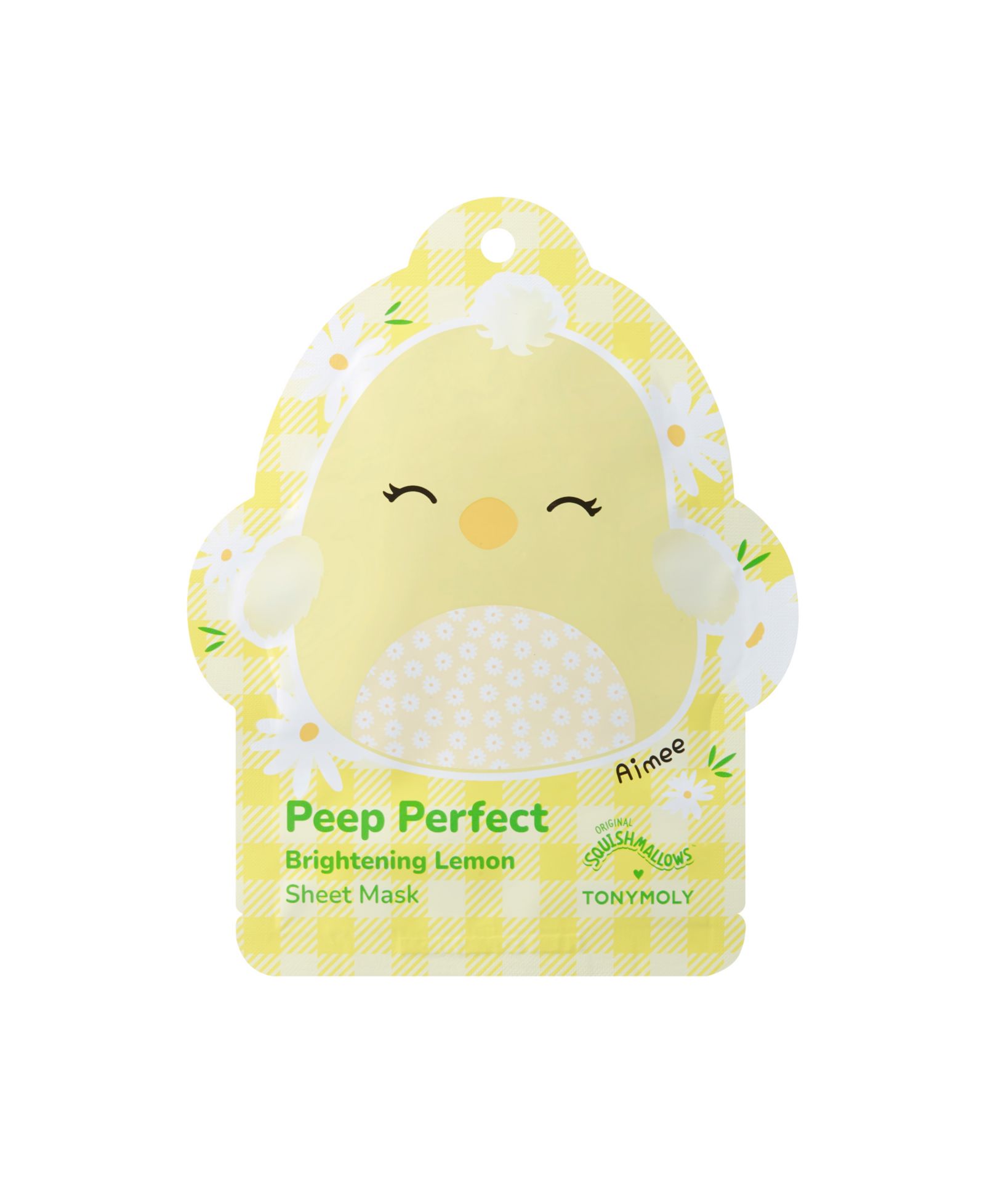 Осветляющая лимонная маска для лица TONYMOLY Aimee Peep Perfect Brightening, 0.71 oz.