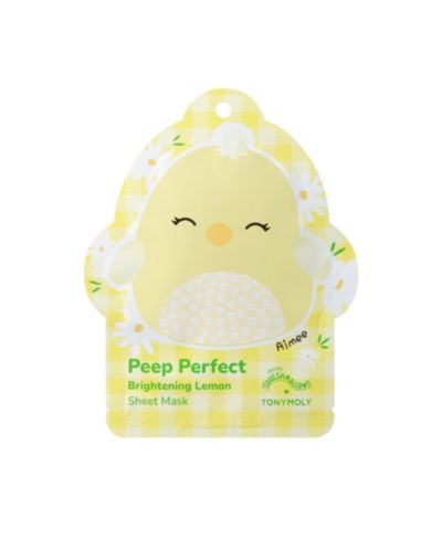 Осветляющая лимонная маска для лица TONYMOLY Aimee Peep Perfect Brightening, 0.71 oz.