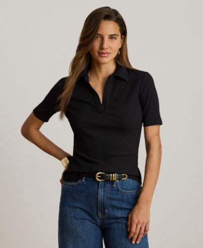 Lauren Ralph Lauren Women's Johnny Collar Polo T-Shirt