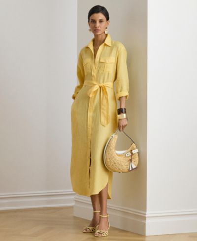 Lauren Ralph Lauren Женское платье-рубашка Midi с воротником Point Collar