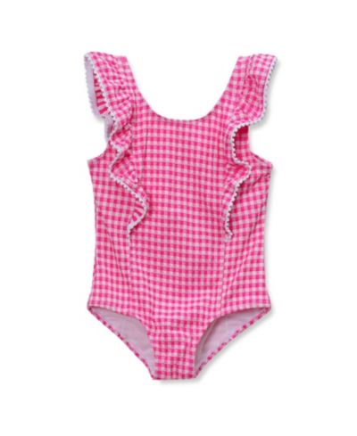 Pink/textured gingham