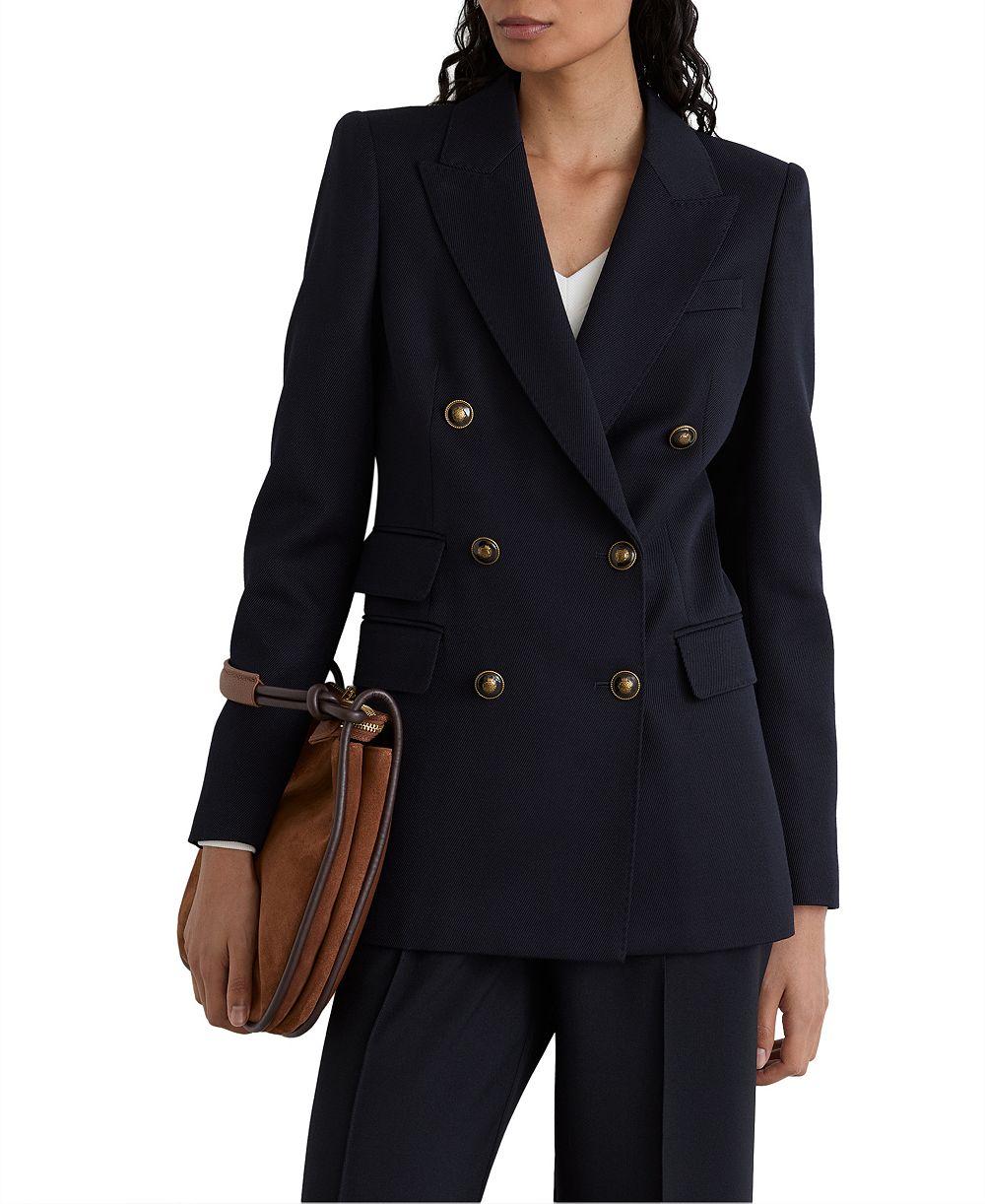 REISS Women's Lauryn Double-Breasted Wool-Blend Blazer