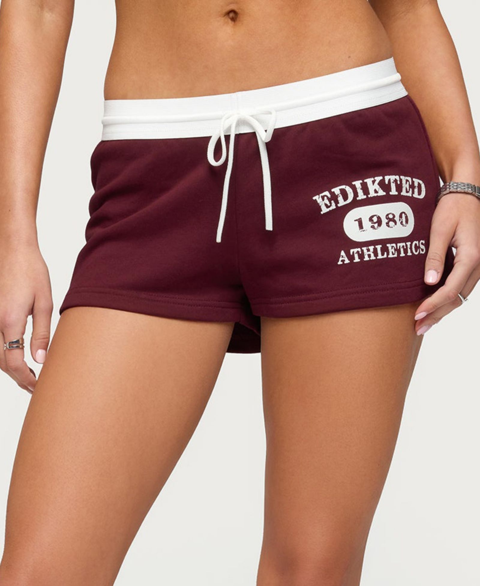 Edikted Women's Athlete Contrast Micro Shorts