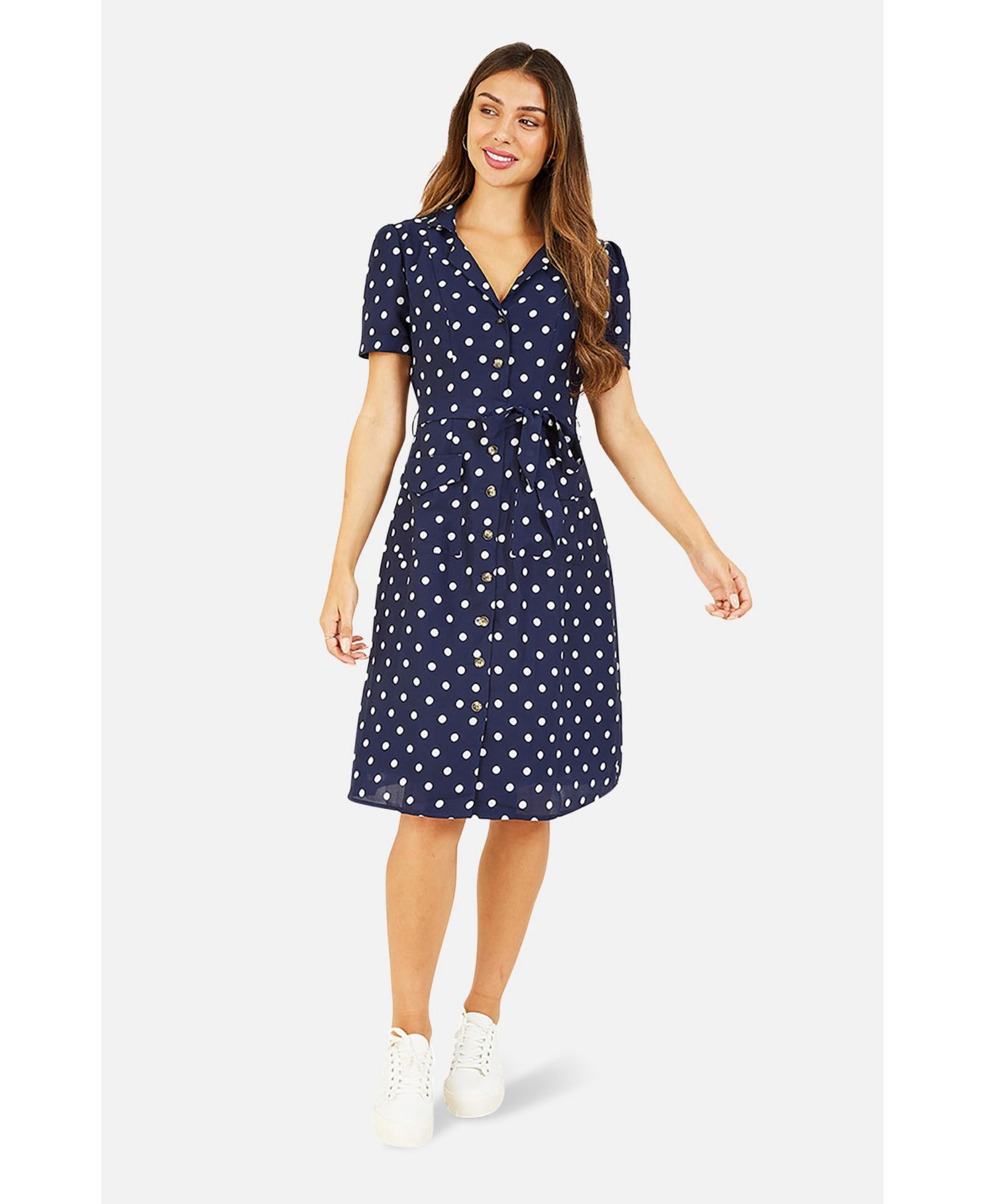 Платье Yumi Women's Retro Shirt Polka Dot