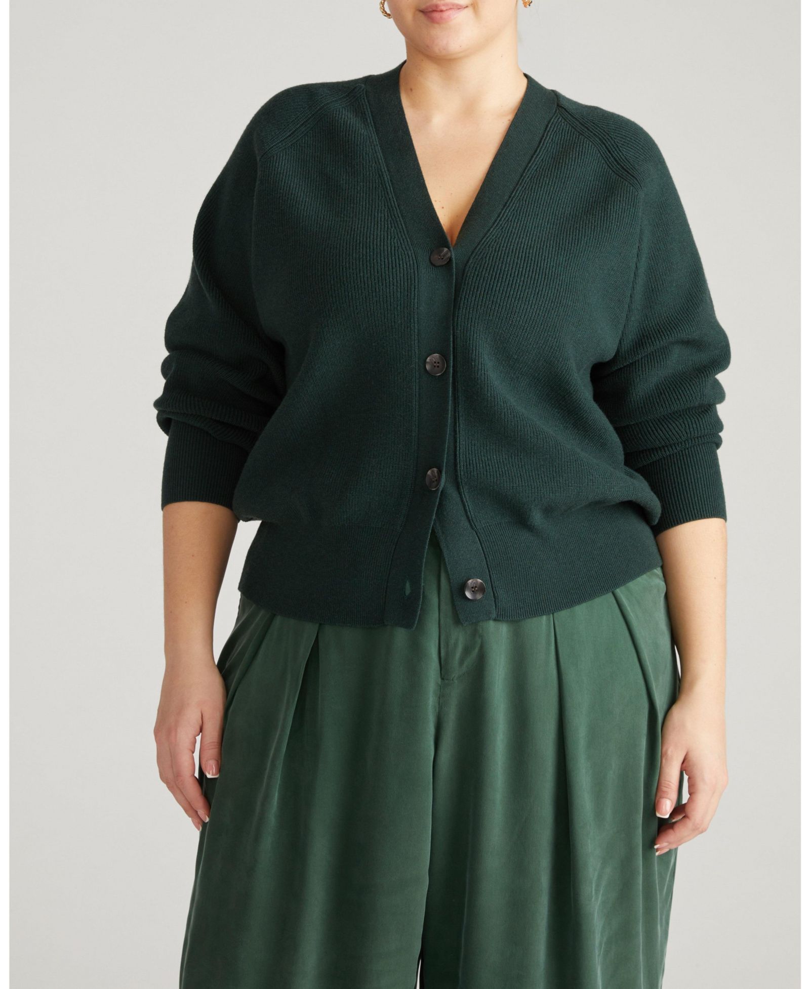 Universal Standard Plus Size Cable Knit Cardigan