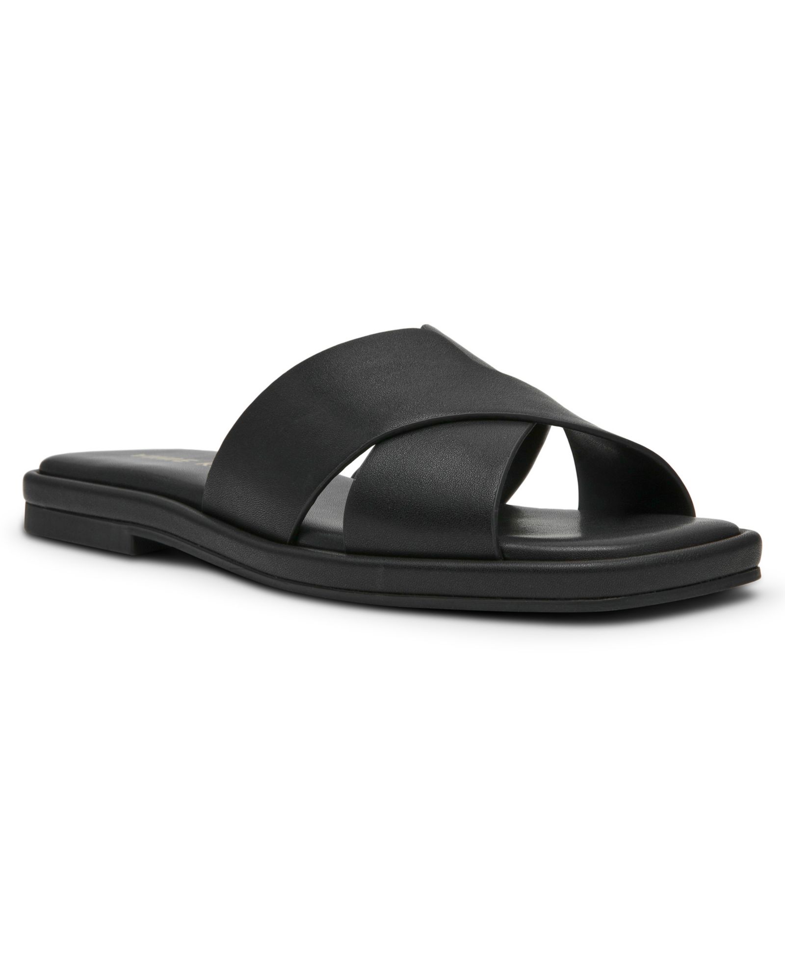Anne Klein Women's Khloe Crossband Slide Flat Sandals