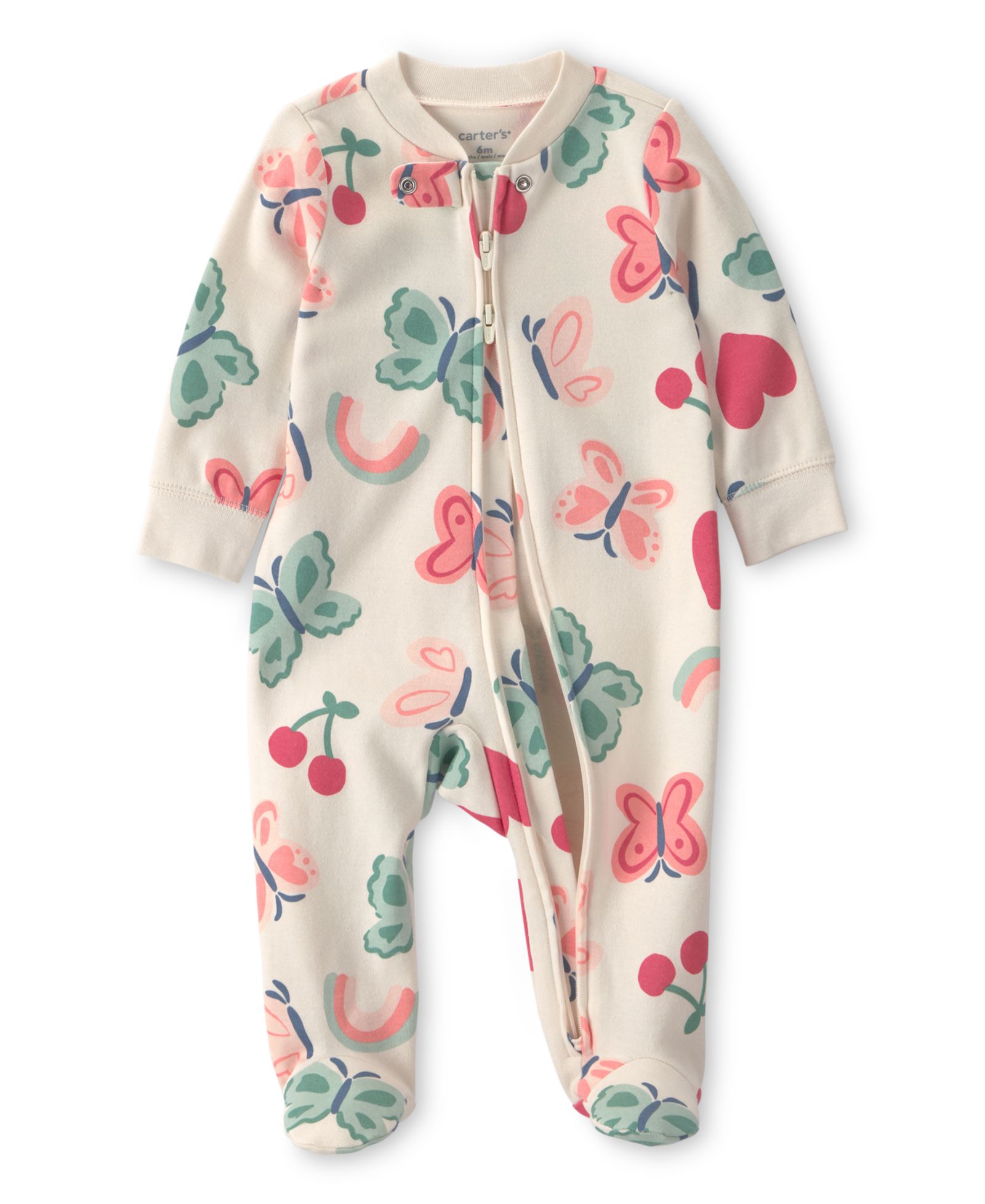 Детская одежда Carter's Butterfly 2-Way Zip Sleep & Play