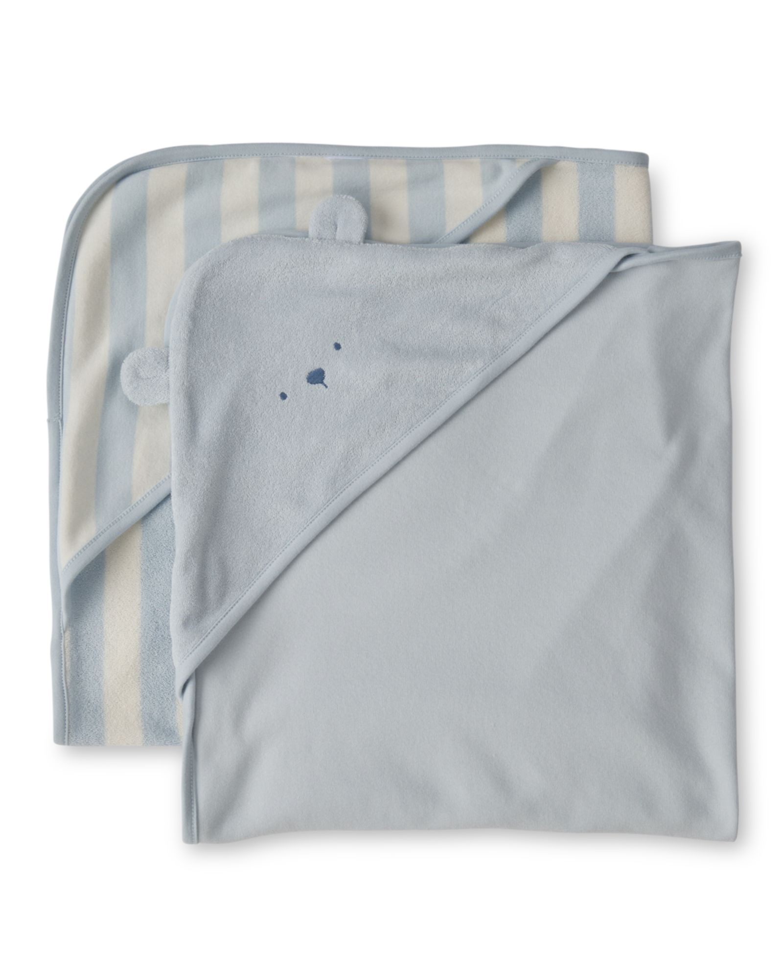 Carter's Baby Boys' Bear Terry Towels, 2-Pack