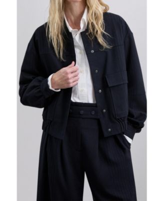 Scalpers Women's Belt pocket bomber Jacket