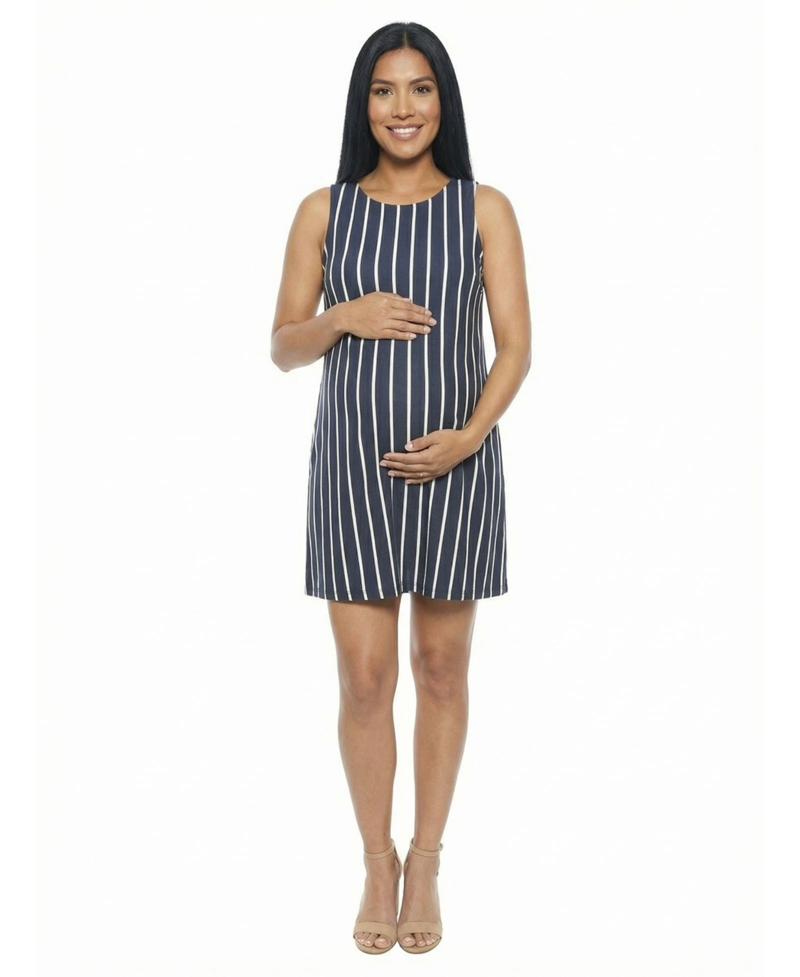 24seven Comfort Apparel Women's Maternity Shift Dress