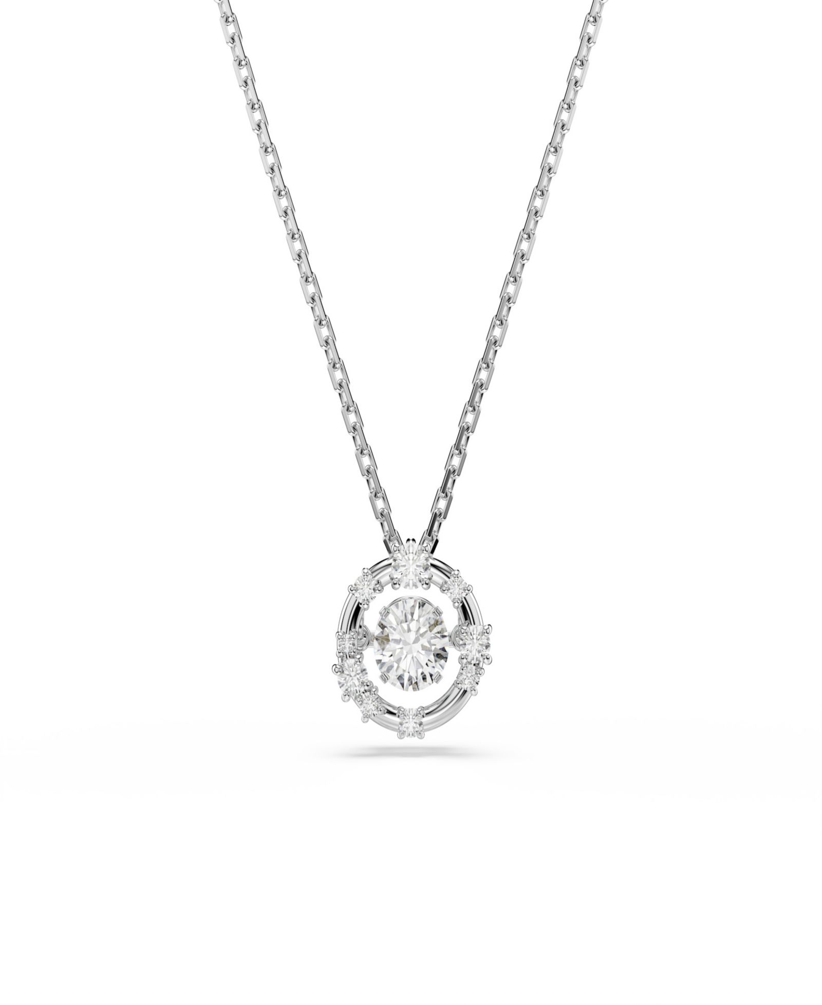 Swarovski Rhodium-Plated Starlit Sky Pendant Necklace