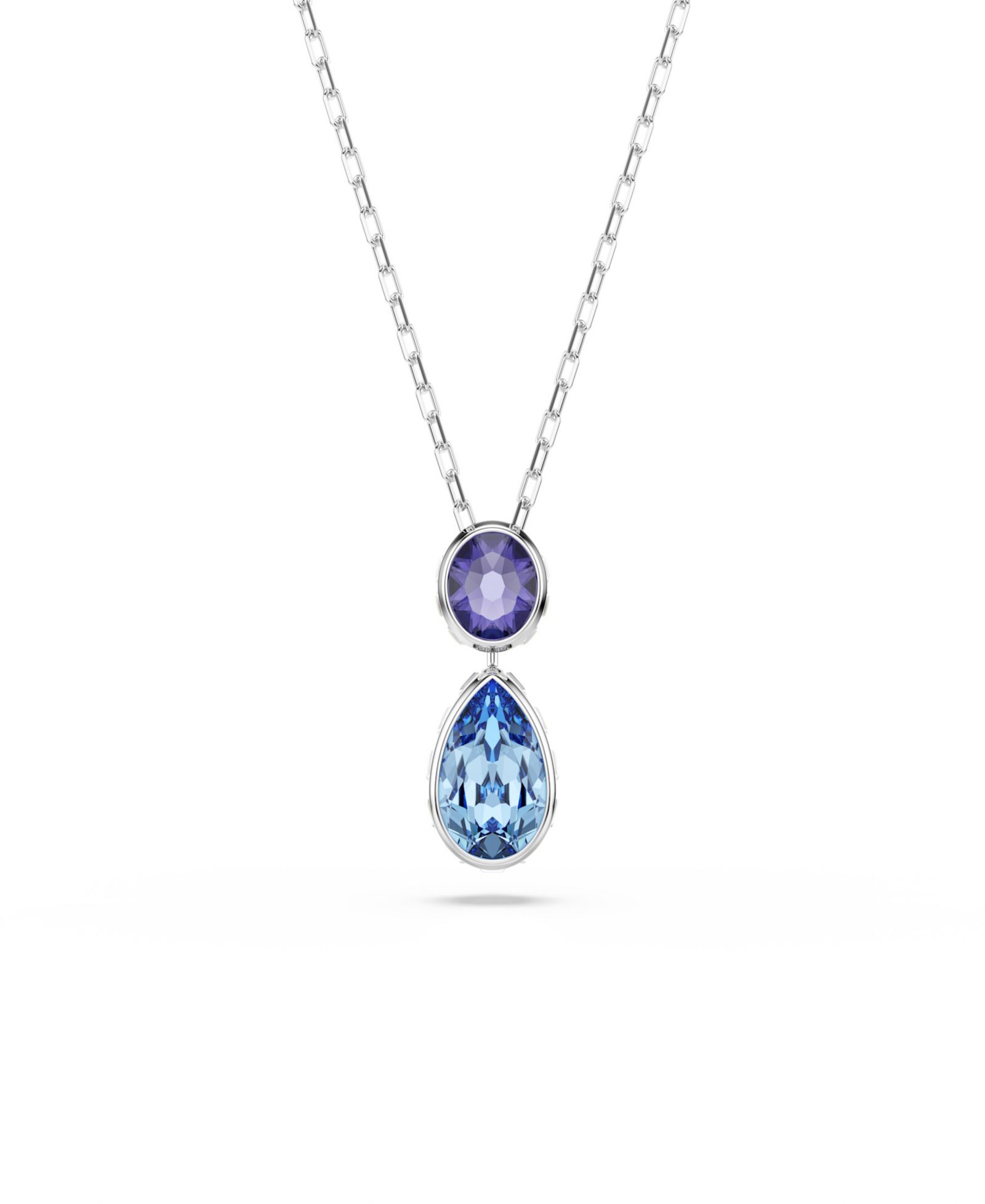 Swarovski Rhodium-Plated Chroma Pendant Necklace
