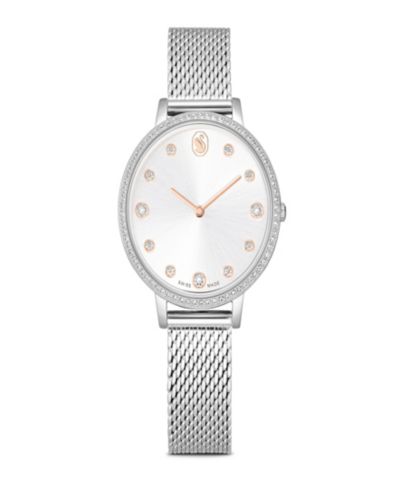 Металлические наручные часы Swarovski Clarica Swiss 35 x 35mm