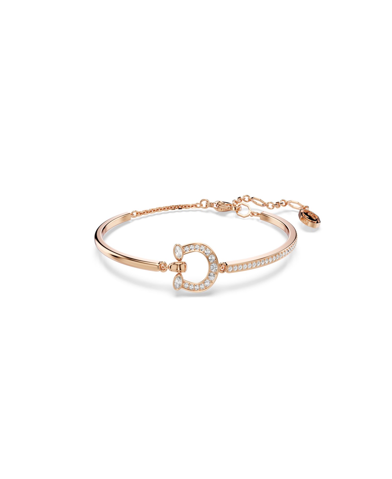 Swarovski Rose Gold-Tone Plated Symbolica Bangle Bracelet