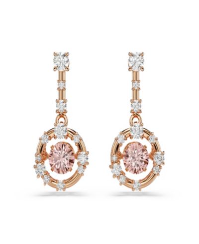 Серьги Swarovski Rose Gold-Tone Plated Star Inspired Drop