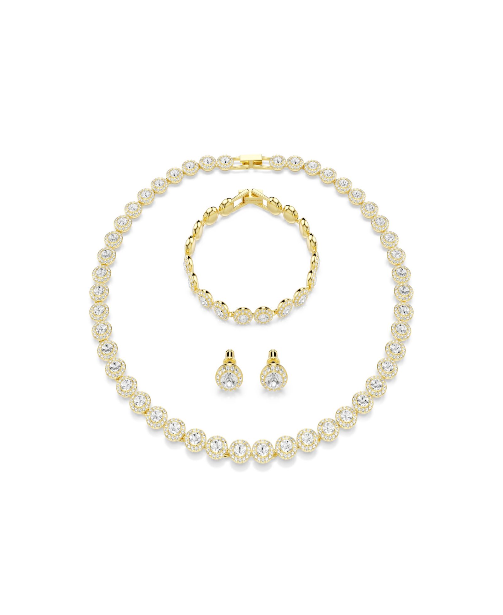 Swarovski Gold-Tone Plated Una Angelic Set
