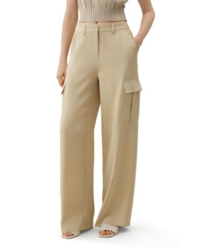 Женские шелковые брюки карго LILYSILK Silk Crepe