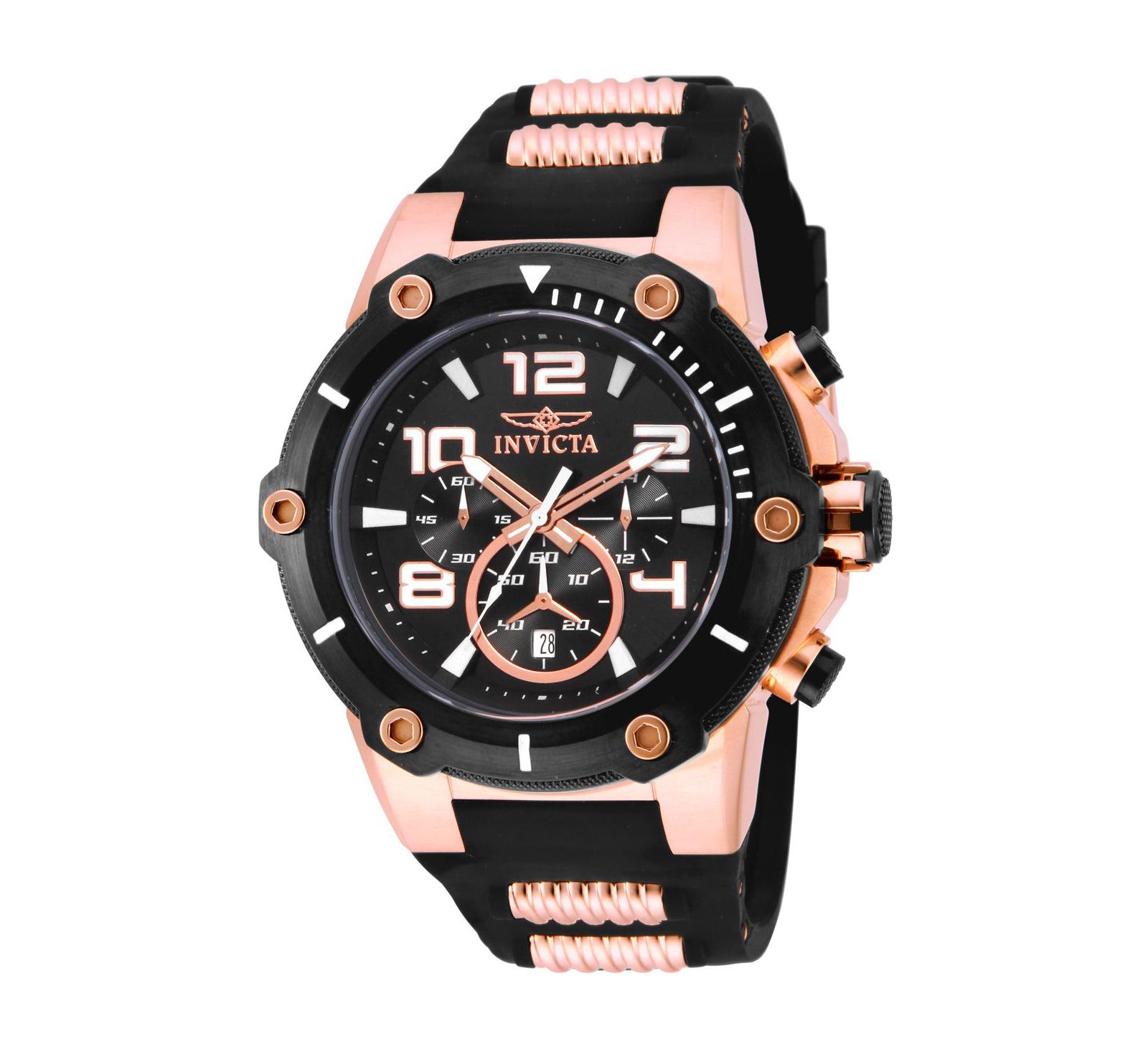 Invicta Men's 17201 Speedway Quartz Chronograph Black Dial Watch