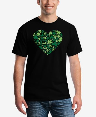 Мужская футболка LA Pop Art Clover Heart Word Art
