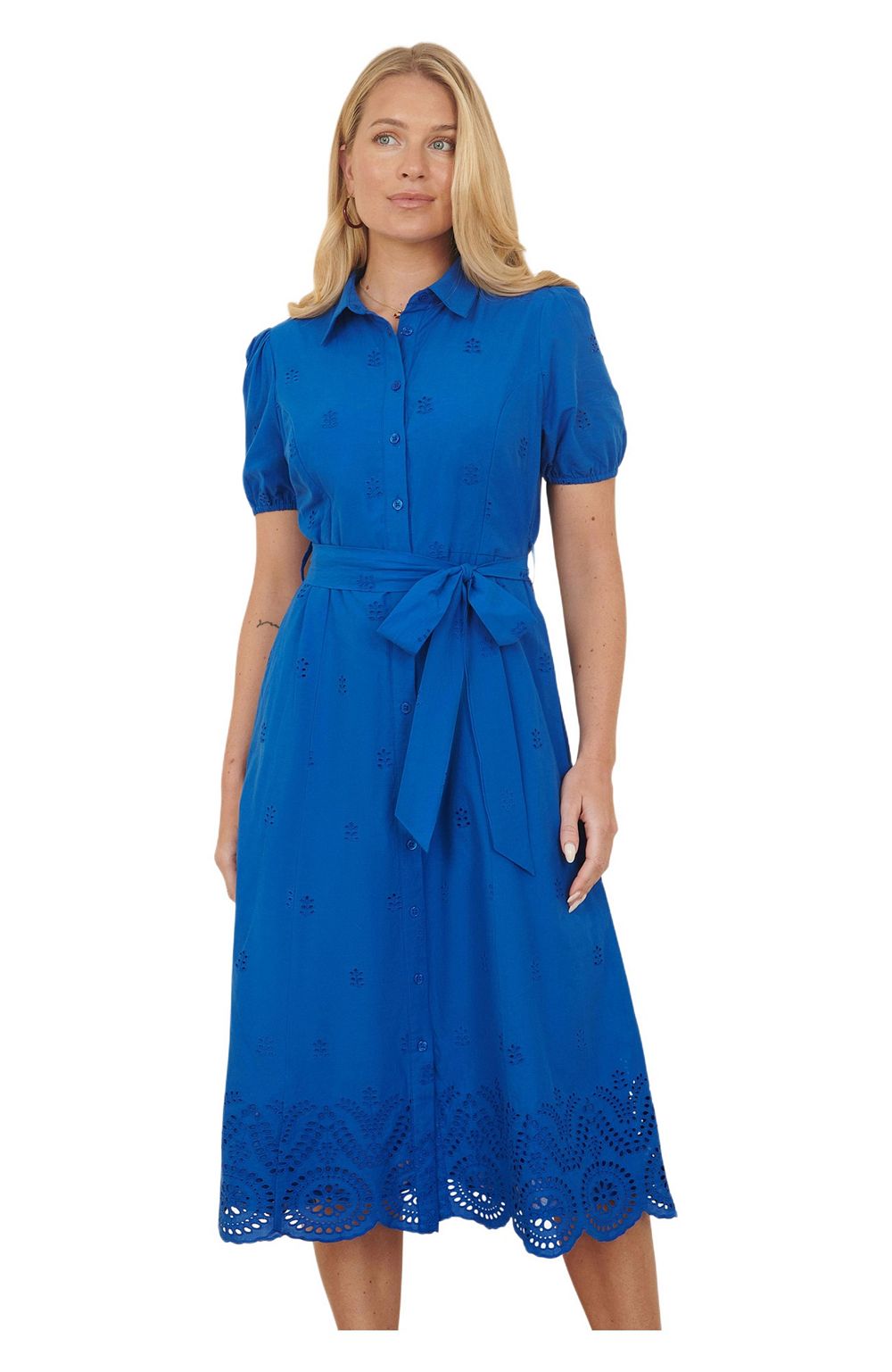 Женское хлопковое платье миди Yumi Shirt Dress