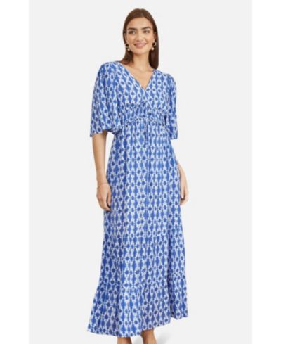 Yumi Women's Cross Over Back Maxi Dress