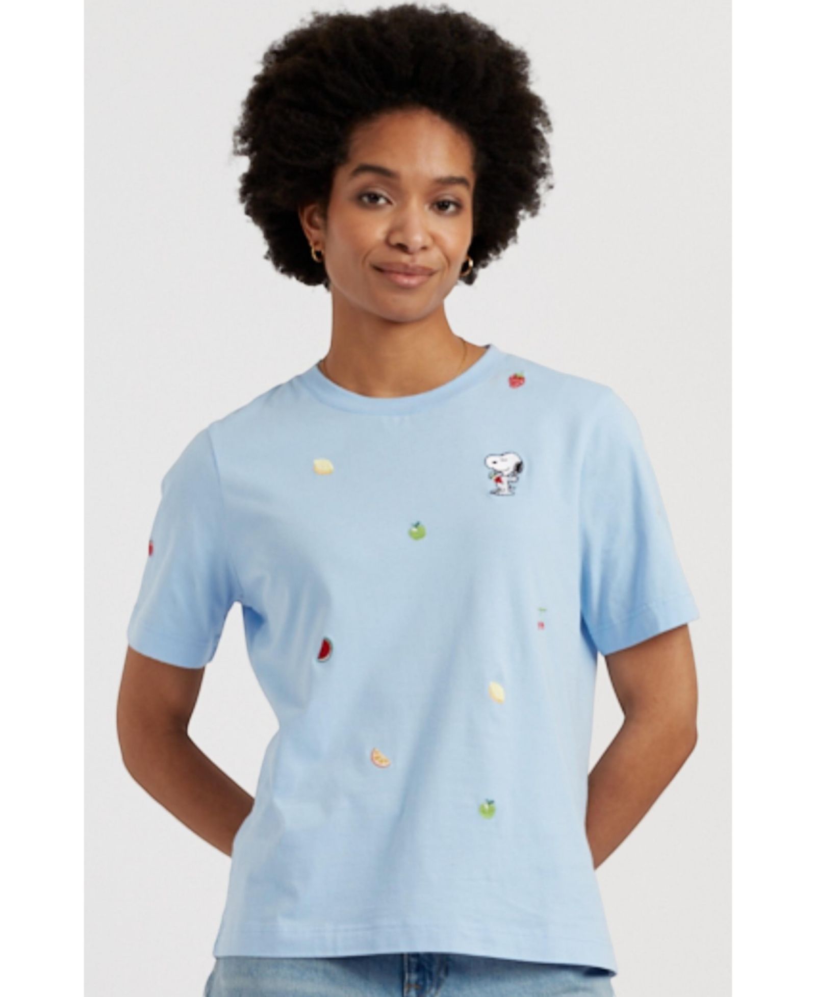 Chinti & Parker Women's Chinti and Parker Cotton Snoopy Fruit T-Shirt