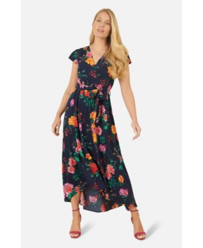 Платье Yumi Women's с цветочным принтом и запахом