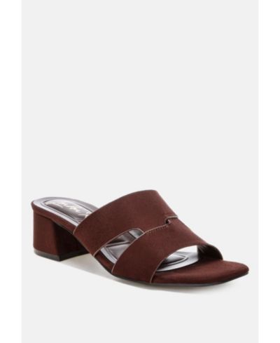 Женские сандалии London Rag Aneka Block Heel Slip Ons