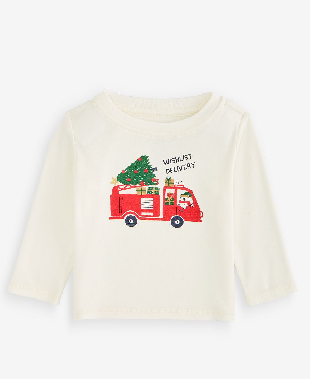 First Impressions Baby Boys' 3M-24M Mix & Match Long-Sleeve Special Delivery Firetruck T-Shirt, Macy's Exclusive