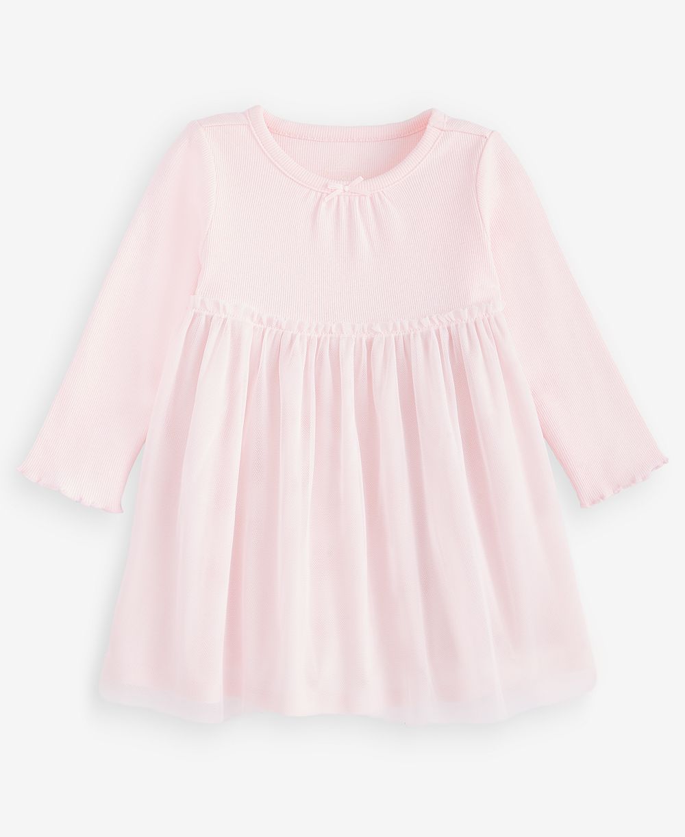 First Impressions детское платье First Impressions Toddler Girls' 2T-4T Long-Sleeve Tulle-Skirt