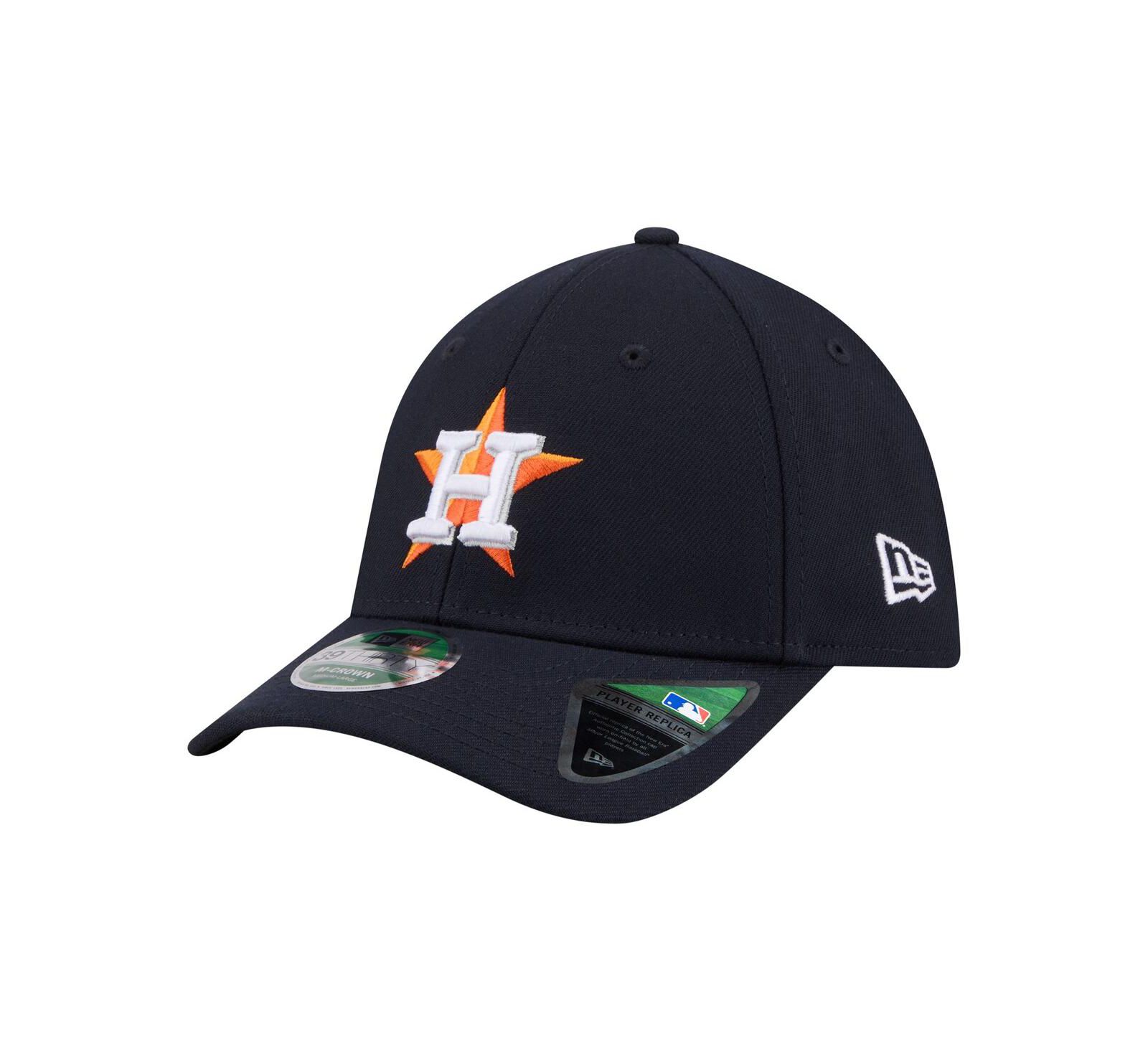 Мужская кепка New Era Houston Astros Player Replica 39THIRTY M-Crown Flex, Navy