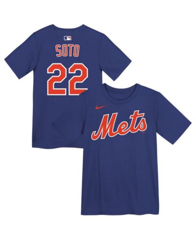 Nike Preschool Juan Soto Royal New York Mets Name & Number T-Shirt