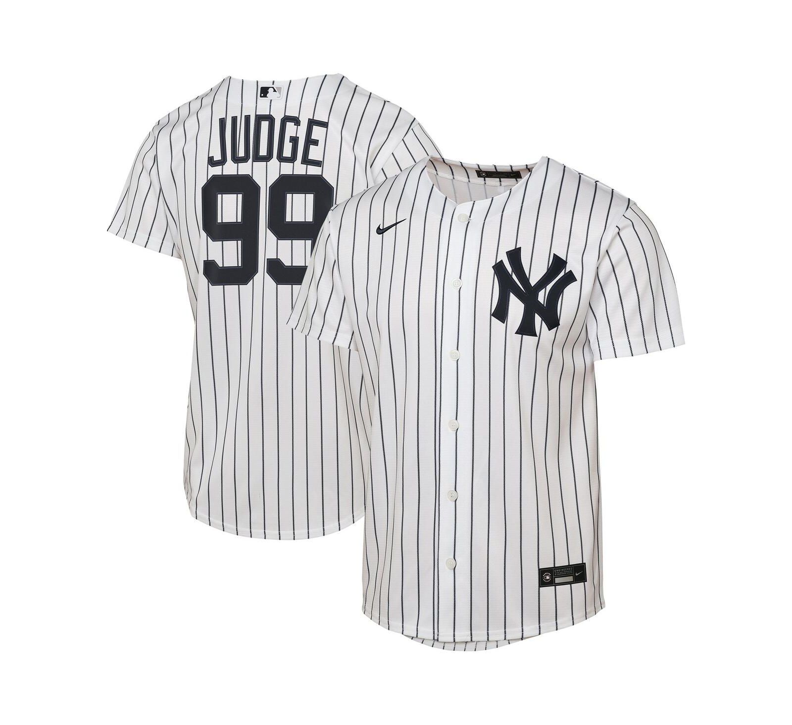 Nike детская джерси Aaron Judge White New York Yankees Home Replica Player