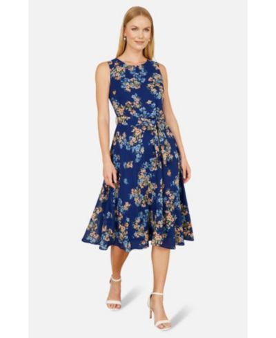 Женское платье Yumi Floral Skater Sleeveless Midi