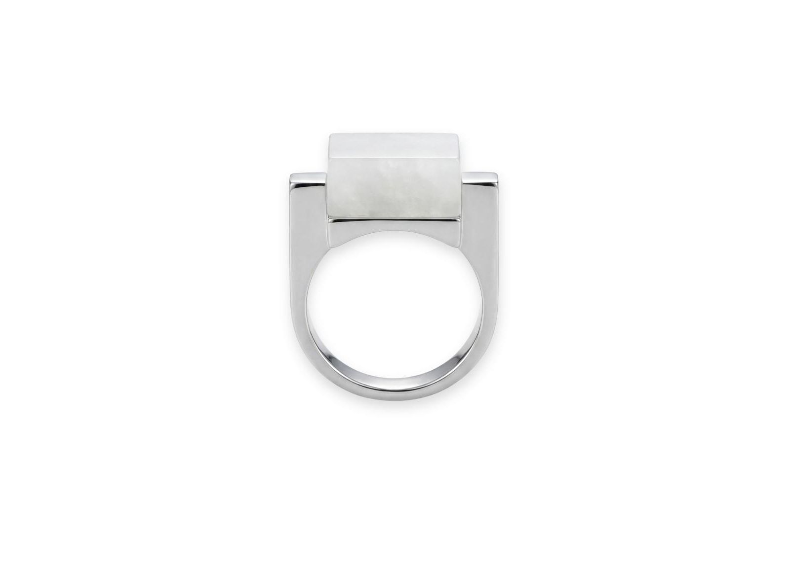 Year of the Horse - Jade Stone Saddle Ring