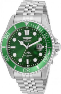 Мужские часы Invicta 30611 Pro Diver Quartz 3 Hand Green Dial