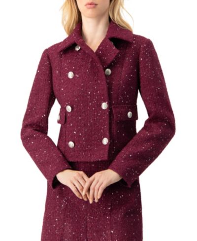 Короткая куртка Ivonne Women's Double-Breasted Short Jacket