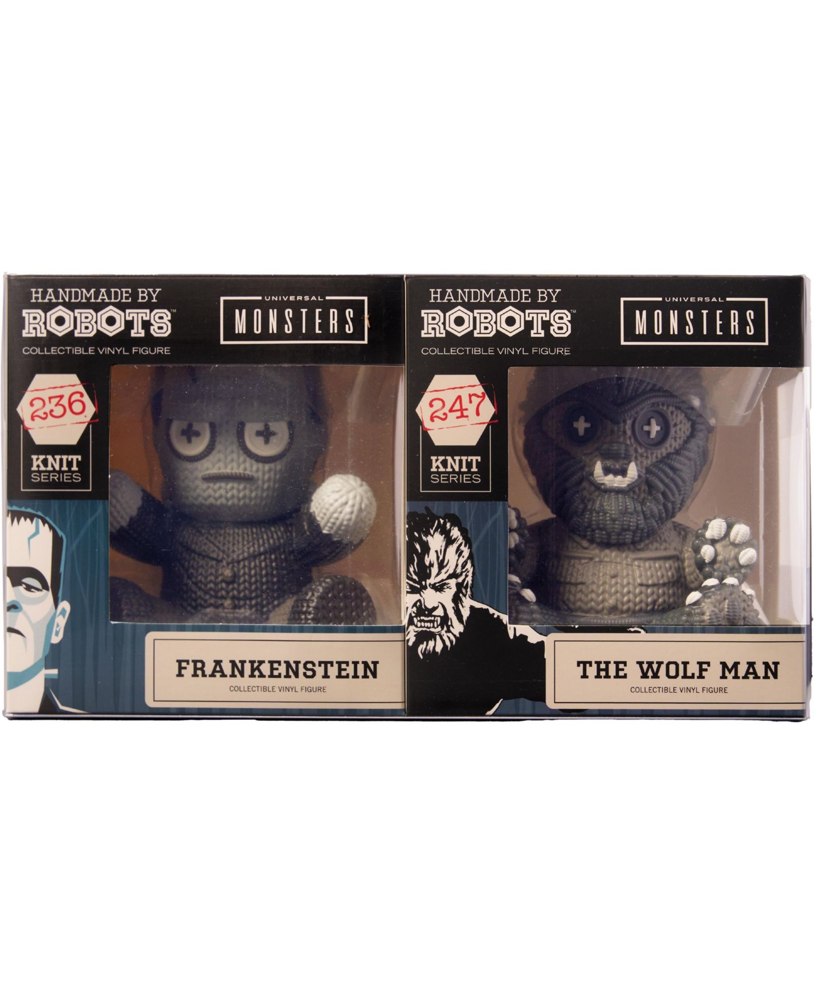 Handmade by Robots Universal Monsters - Frankenstein & Wolf Man набор из 2 шт