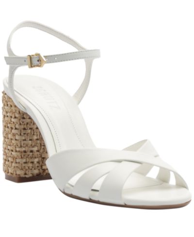 Женские босоножки Schutz Keefa Raffia High Block