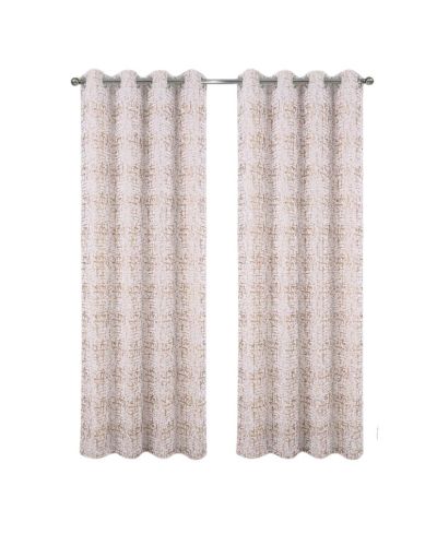 RT Designers Collection 100% Polyester 140 GSM Luca Jacquard Grommet Curtain Panel 54" x 84"