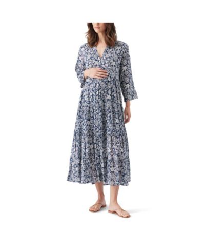 Платье Ripe Maternity Ezra Tiered Ink