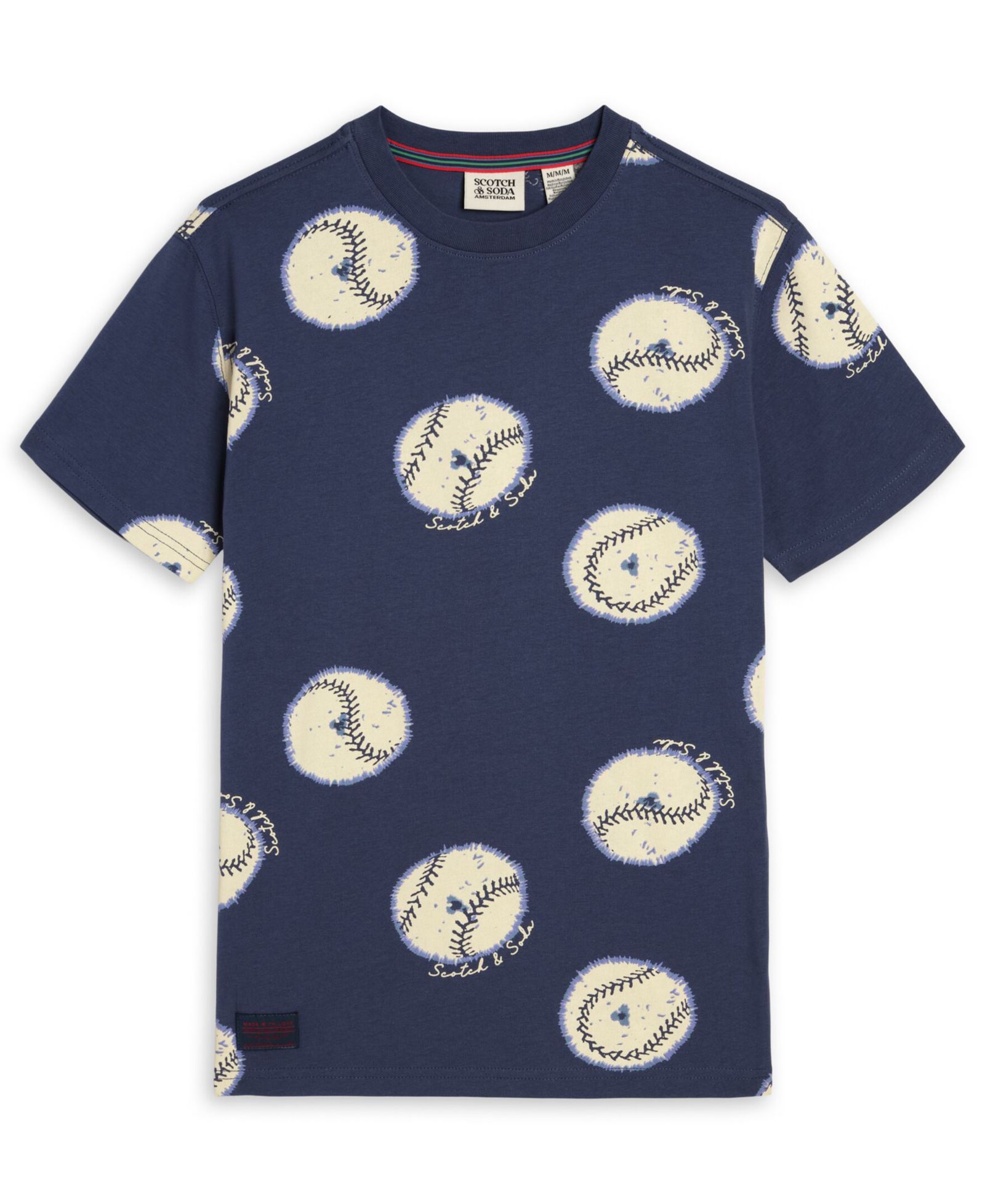 Детская футболка SCOTCH & SODA с коротким рукавом, 8-16