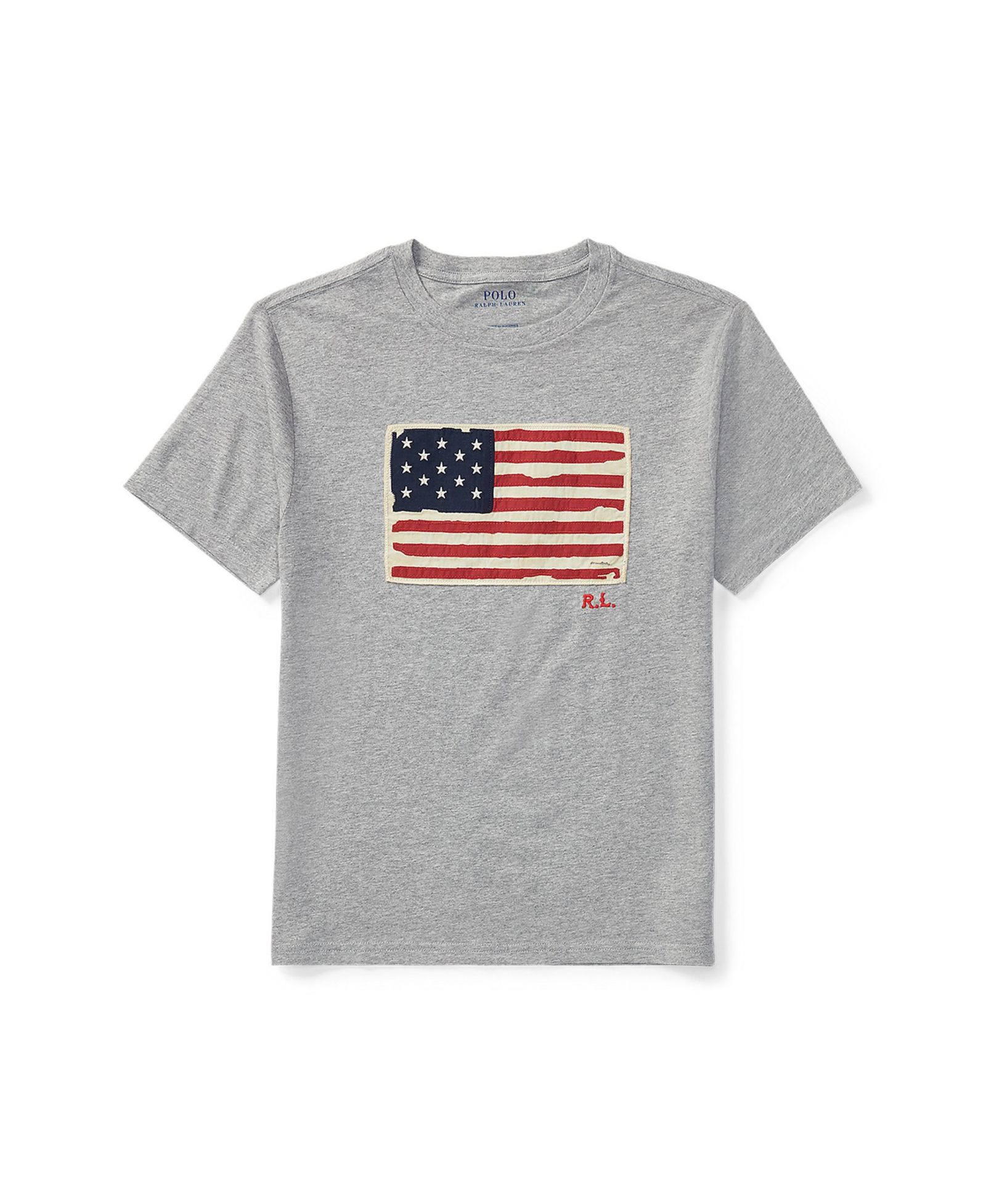 Детская хлопковая футболка Polo Ralph Lauren Flag 2-7