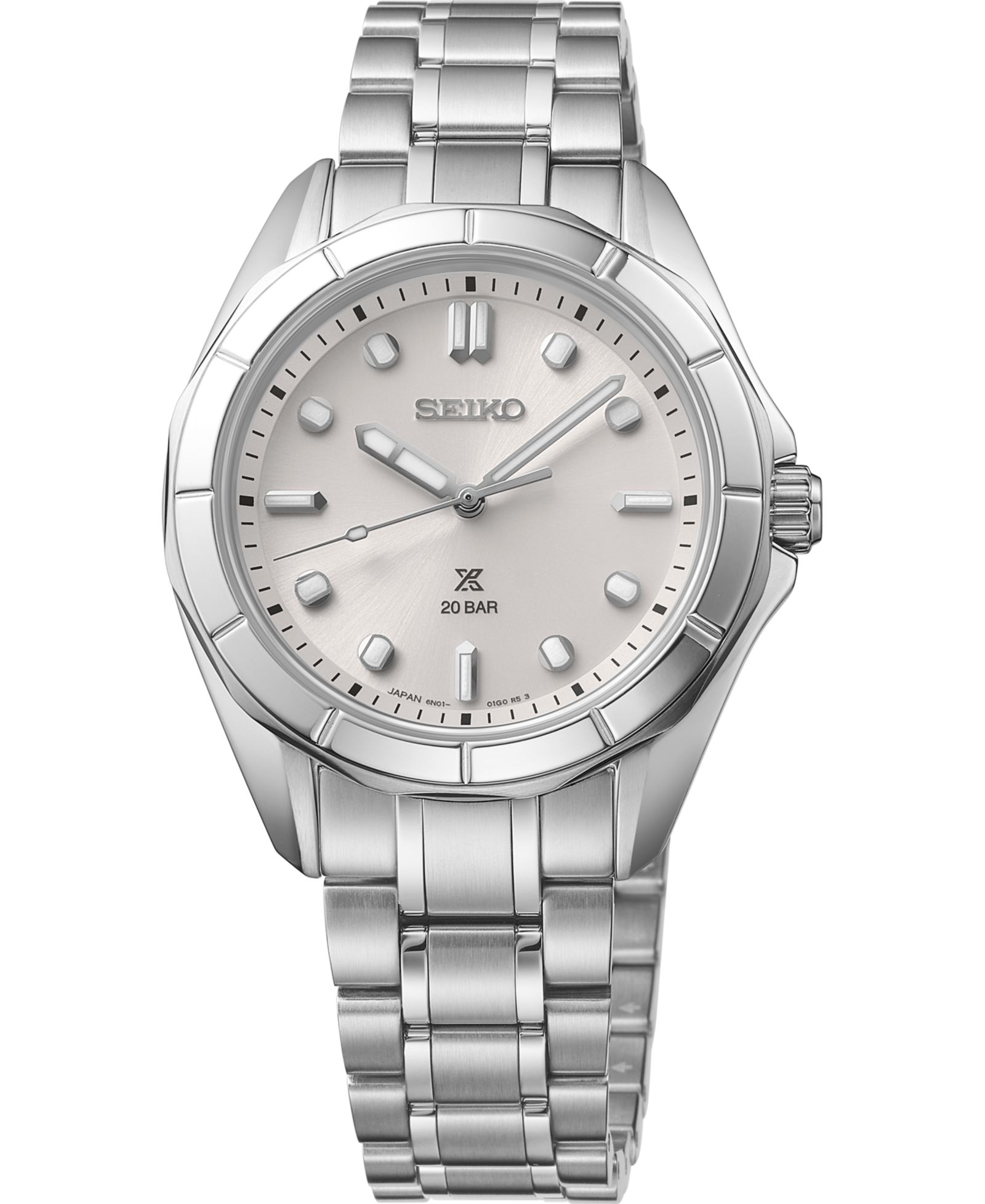 Seiko Женские часы Prospex Sea Series на стальном браслете, 34mm