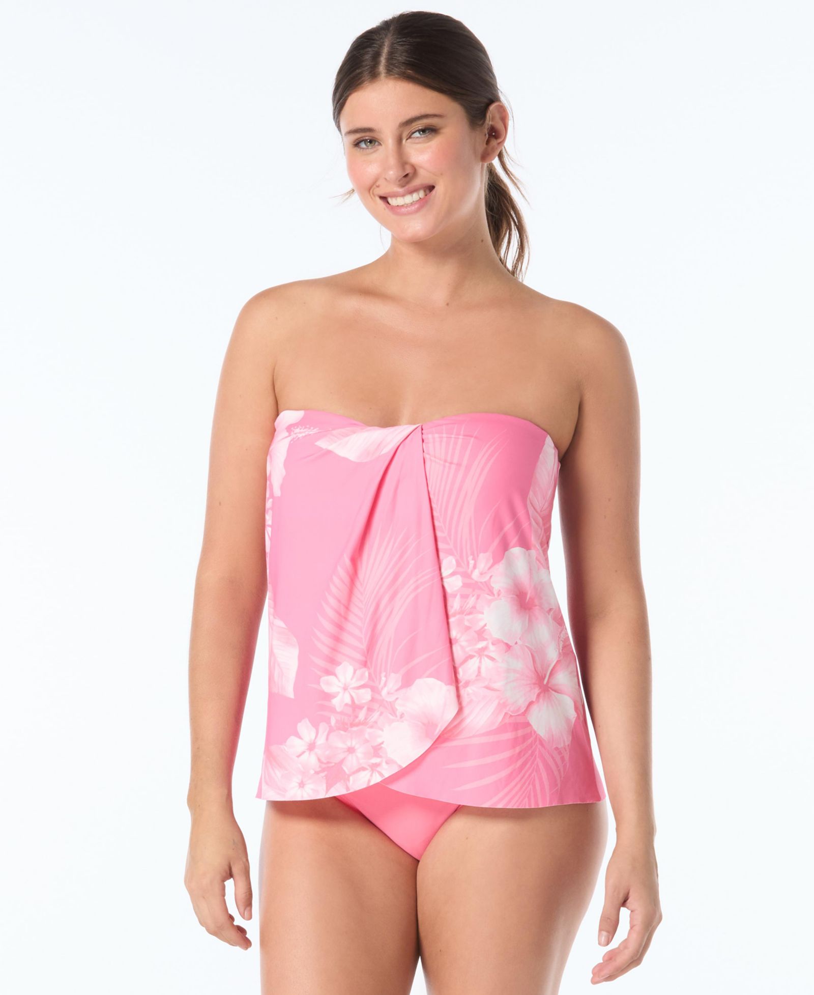 Женский топ Coco Reef Bandeau Neck Contours Clarity Swim Tankini Top